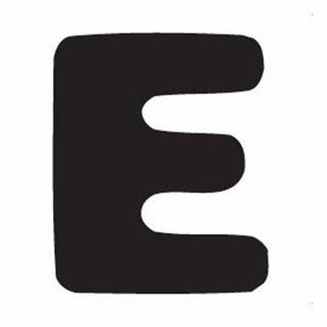Thule Yepp abc letter E, Verzenden, Nieuw