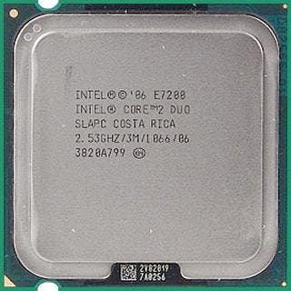 Intel Core 2 Duo E7500 2.93Ghz 3MB 1066FSB Socket 775, Nieuw