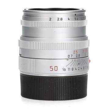 Leica 50mm f/2 Summicron-M (11825) - 1 jaar garantie, Audio, Tv en Foto, Fotografie | Lenzen en Objectieven, Ophalen of Verzenden