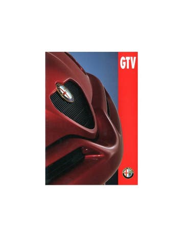 1997 ALFA ROMEO GTV BROCHURE NEDERLANDS, Boeken, Nieuw, Alfa Romeo, Author