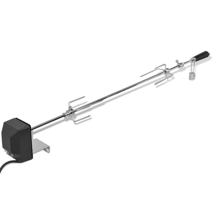 vidaXL BBQ Draaispit met motor staal 1000 mm, Witgoed en Apparatuur, Overige Witgoed en Apparatuur, Nieuw, Verzenden
