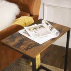 Industriële Bijzettafel Noah – 55x35x66cm – 35% Korting, Huis en Inrichting, Tafels | Bijzettafels, 45 tot 60 cm, Verzenden, Nieuw
