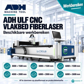 ADH ULF CNC vlakbed fiberlaser