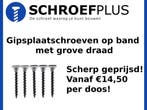 Gipsplaatschroeven op band en los - Scherpe prijzen!, Verzenden, Nieuw, Schroeven