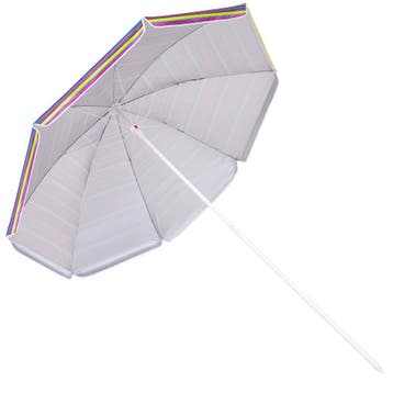 Parasol Kreta Kleurrijk Ø200cm met kantelfunctie, Verzenden, Nieuw