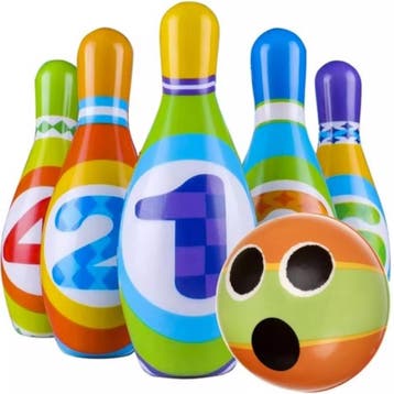 Kruzzel Kinder Bowling Set - Veilig en Kleurrijk Spelplez..., Ophalen of Verzenden, Nieuw