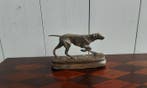 P. Chenet - Figuur - Jachthond - Brons, Antiek en Kunst