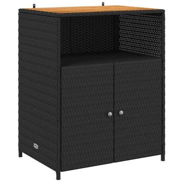 Tuinkast Zwart 70x50cm | Tweedekansje | OP=OP, Huis en Inrichting, Kasten | Overige, Ophalen of Verzenden, Zo goed als nieuw