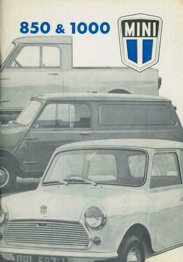1971 Mini 850 en 1000 Instructieboekje, Auto diversen, Verzenden