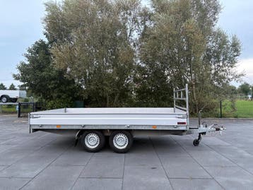 Hapert Plateauwagen 405 x 220 cm in zeer goede staat 2700 kg, Ophalen, Gebruikt