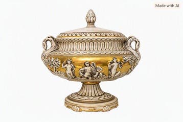Capodimonte - Schaal - Porselein - Capodimonte porselein