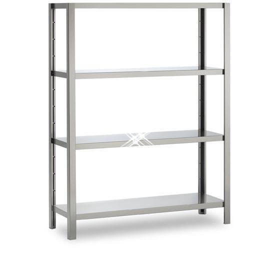 Rvs stelling 4 hoog 2000x500x1800 mm, Zakelijke goederen, Horeca | Meubilair en Inrichting, Nieuw in verpakking, Verzenden