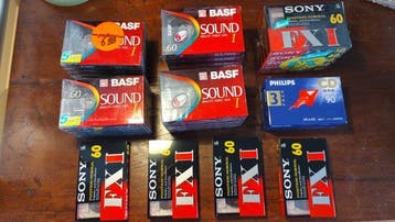 BASF, Sony, Philips - Sound I 60 - FX I 60 - CD One 90 Lege, Nieuw