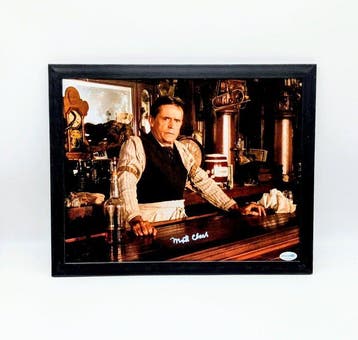 Back to the Future - Matt Clark Signed Photo + Frame w. ACOA, Nieuw