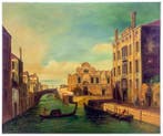 Scuola italiana (XX), Da Bernardo Bellotto - Rio dei, Antiek en Kunst