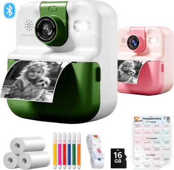 Kindercamera met Fotoprinter &amp; Fotospeurtocht – Digitale, Computers en Software, Printers, Ophalen of Verzenden, Zo goed als nieuw