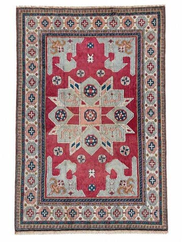 Kazak - Vloerkleed - 331 cm - 227 cm - Kazak met tribaal, Nieuw