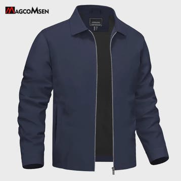 MAGCOMSEN Heren Lichtgewicht Casual Jack met Rits, Verzenden, Nieuw