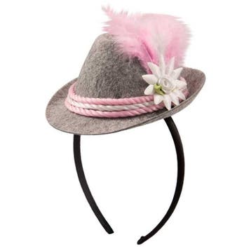 Tiara mini roze Oktoberfest, Ophalen of Verzenden, Nieuw
