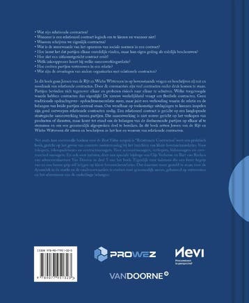 Relationele contracten - Jeroen van de Rijt 9789077951323, Verzenden, Zo goed als nieuw, Jeroen van de Rijt
