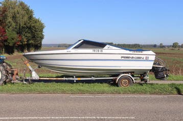 Veiling: Speedboot Renken Classic 1700 Benzine 1991 met trai, Ophalen, Gebruikt, Benzine