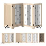 Vrijstaand Huisdierhek, Hondenhek Met Deur, 4 Panelen, Voor, Diversen, Schoolbenodigdheden, Verzenden, Nieuw