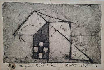 Anton Heyboer (1924-2005) - Abstracte geometrische ets