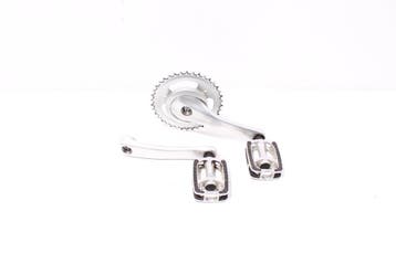 Cranks, trappers en tandwiel | Cortina Ecomo, Gebruikt, Crankstel of Pedalen