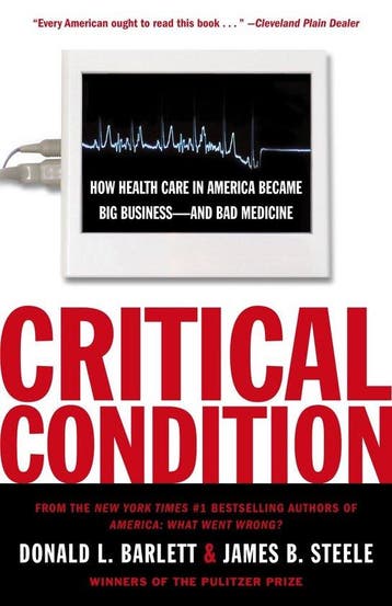 Critical Condition 9780767910750 Donald L. Barlett, Verzenden, Gelezen, Donald L. Barlett