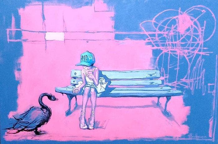 Candini - Friends XXL, Antiek en Kunst, Kunst | Schilderijen | Modern