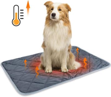 Vetbed Hond – Hondenmat - Warmtedeken Hond - 88x58 cm – Donk, Verzenden, Zo goed als nieuw