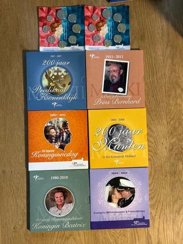 Nederland. Year Set (BU) 2006/2014 Koninklijke Familie (8