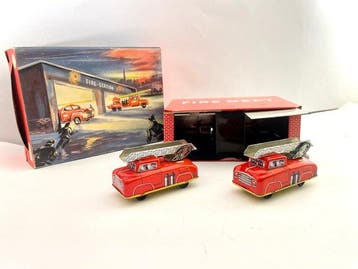 Niedermeier (PN) - Blikken speelgoed - Fire Department with