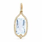 Zonder minimumprijs - Hanger - 14 karaat Geel goud - 2.64ct., Sieraden, Tassen en Uiterlijk