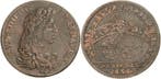 Bronzejeton 1666 Frankreich Ludwig Xiv 1643-1715, Verzenden