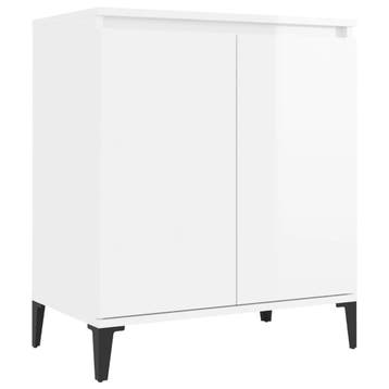 Kast hoogglans wit 60cm | retourdeal 77% korting, Gebruikt, Metaal, Industrieel, 25 tot 50 cm