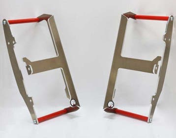 AXP Radiateur Beschermers Yamaha YZ250F YZ450F 2009 rood, Ophalen of Verzenden, Nieuw
