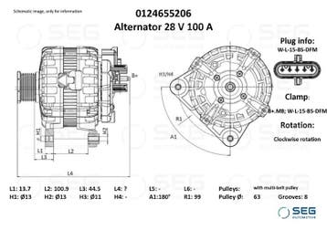 Dynamo John Deere 100A, Verzenden, Nieuw
