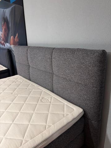 Auping boxspring Original Valencia, 180x200cm, Ophalen of Verzenden, 180 cm, 200 cm, Grijs