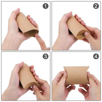 10 Gondeldoosjes Kraft incl. jute touw, Hobby en Vrije tijd, Verzenden, Nieuw