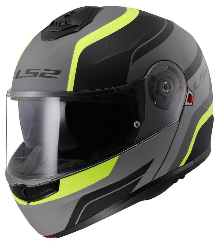 FF908 Strobe II Monza Systeemhelm LS2, Motoren, Kleding | Motorhelmen, Verzenden