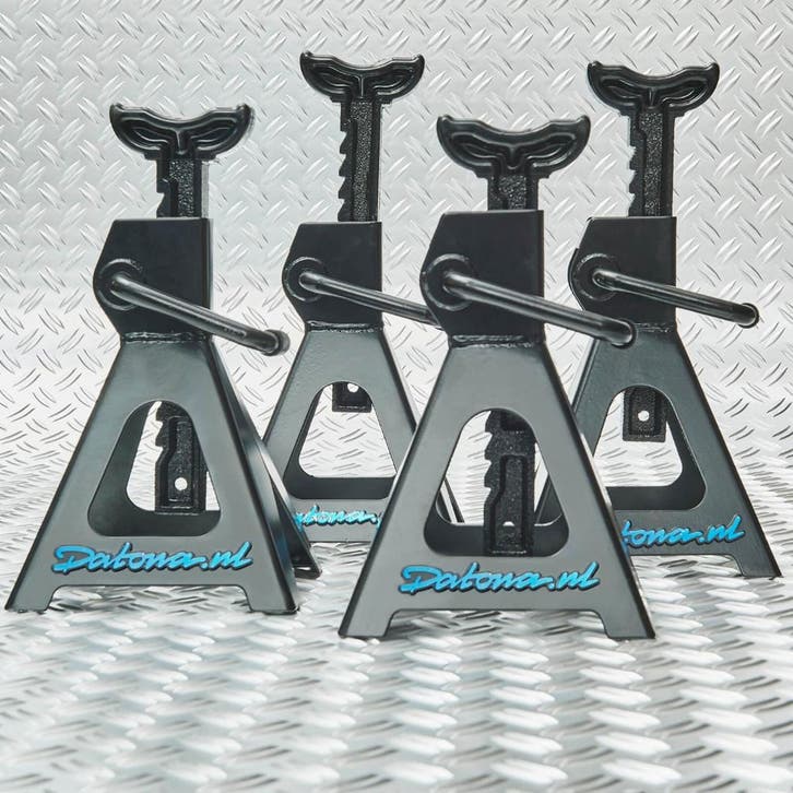 Datona Assteunen autoset 3 ton - 4 stuks - Datona - Zwart, Auto diversen, Krikken, Nieuw, Ophalen of Verzenden