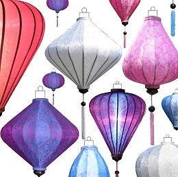 Vietnamese lampion als sfeervolle hanglamp in de kinderkamer, Ophalen of Verzenden, Nieuw, Lamp
