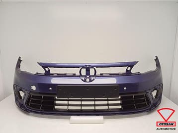 VW Polo VI 2G Facelift 2021+ R-Line Voorbumper 4x PDC, Ophalen, Gebruikt, Volkswagen, Bumper