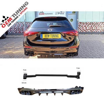 C43 AMG Diffuser | W206 T206 | 2021-2024 | OEM Design |, Mercedes-Benz, Nieuw, Ophalen of Verzenden, Achter