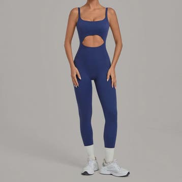 Dames Sport Jumpsuit met Cut-out en Backless Design - Perfec, Kleding | Dames, Verzenden, Nieuw