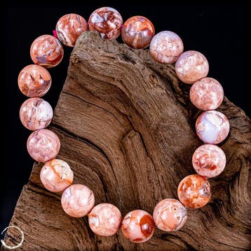 Cotton Candy Agaat Armband – Zachte kleuren met natuurlijke