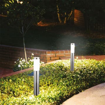 LED Tuinverlichting - Staande Buitenlamp - Laurea 5 - E27, Staande lamp, Nieuw, Ophalen of Verzenden, Rvs