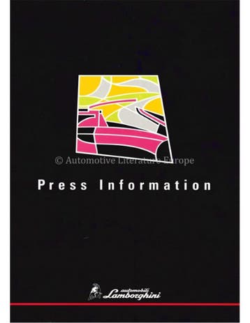 1998 LAMBORGHINI DIABLO PERSMAP, Boeken, Nieuw, Author