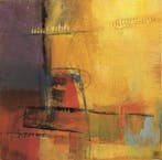 Kunstdruk Bea Danckaert - Abstract Day 30x30cm, Verzenden, Nieuw